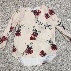 Floral Long Sleeve Blouse